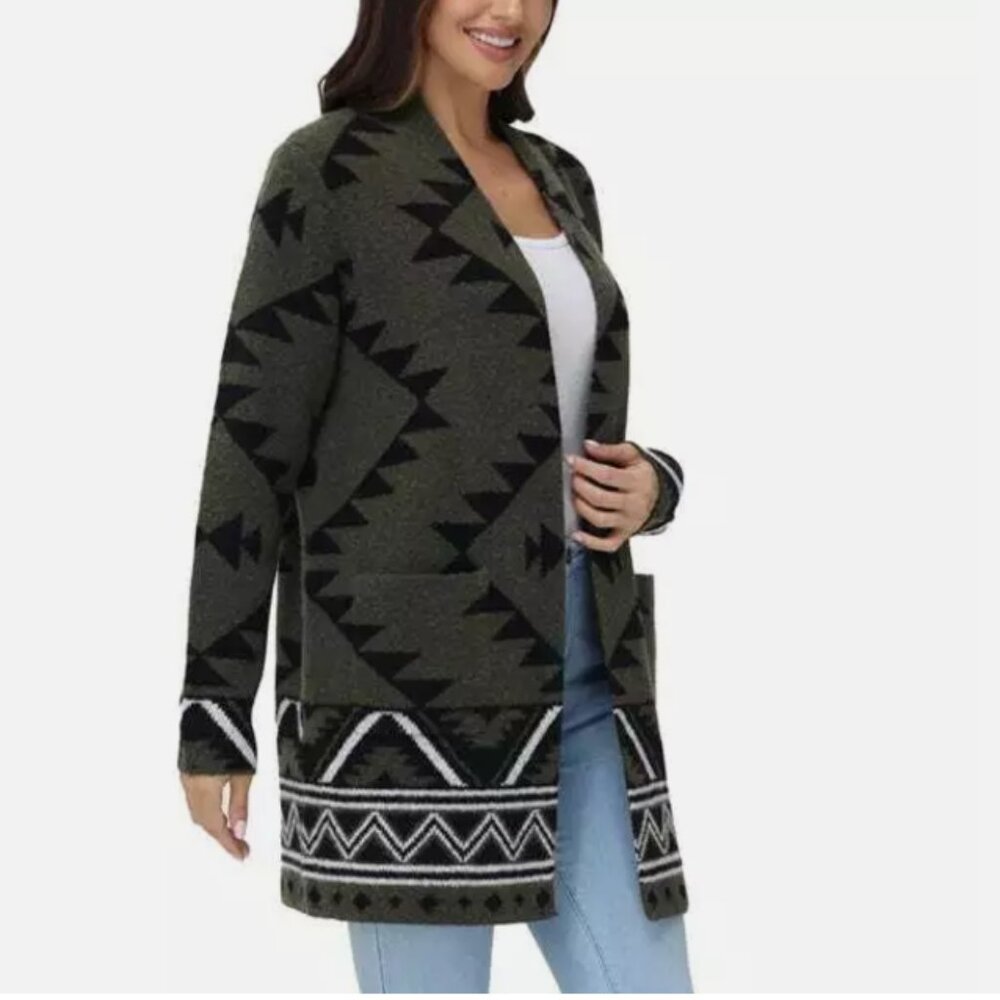 Frye Ladies' Patterned Cardigan Sweater - Picture 2 of 5